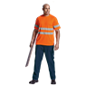 150g Poly Cotton Safety T-Shirt with tape