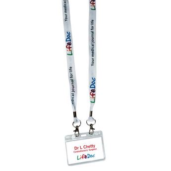 Picture of 20mm Dye Sublimation Open Lanyard With Pouch 20mm