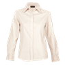 Ladies Brushed Cotton Twill Blouse Long Sleeve, LLL-TWILL