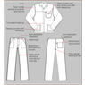 Barron Supreme 100% Cotton Conti Suit, CS-SC