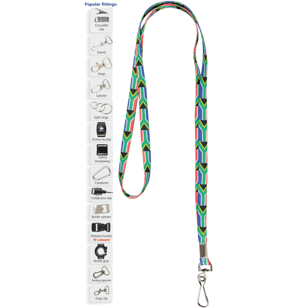 Dye Sublimated Narrow Lanyard, LAN102