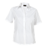 Ladies Brushed Cotton Twill Blouse Short Sleeve , LL-TWILL