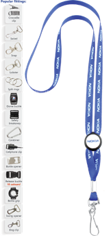 Dye Sublimation Lanyard With Dome Toggle With Full Colour Dome, LAN711