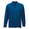 175g Pique Knit Long Sleeve Golfer Mens, 175-LONG