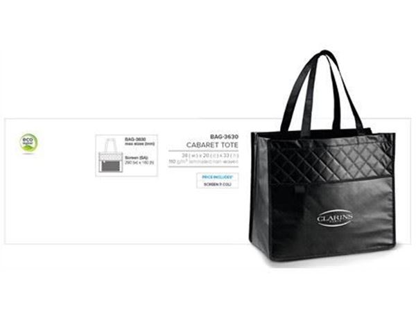 Cabaret Tote - Black, BAG-3630