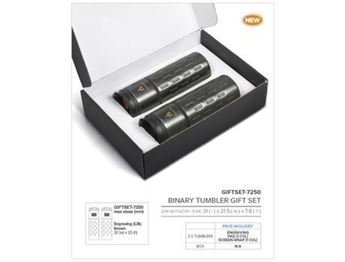 Binary Tumbler Gift Set, GIFTSET-7250