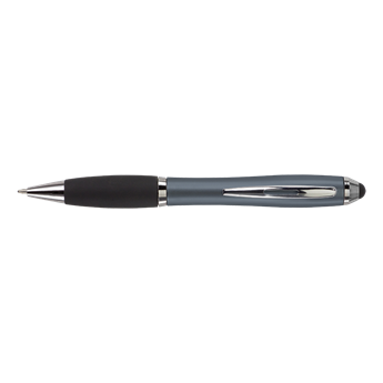 Ballpoint Pen With Rubber Grip And Stylus, BP2430