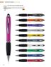 Ballpoint Pen With Rubber Grip And Stylus, BP2430