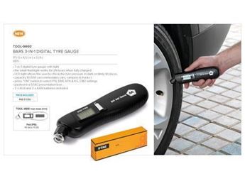 Stac 3-In-1 Tyre Gauge, Bars 3-In-1 Digital Tyre Gauge, TOOL-9950