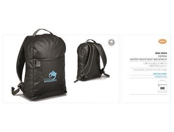 Sierra-Water Resistant Backpack, BAG-4564
