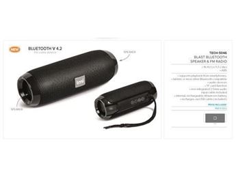 Blast Bluetooth Speaker And Fm Radio, TECH-5046