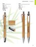 Bamboo Ballpoint Pen With Metal Trims, BP3804