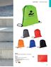 Wave Design Drawstring Bag - Non-Woven, BB0202