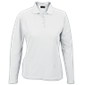 Ladies 175g Pique Knit Long Sleeve Golfer, L175-LONG