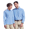 Ladies Oxford Blouse Long Sleeve, LLL-OX 