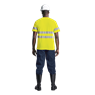 150g Poly Cotton Safety T-Shirt with tape
