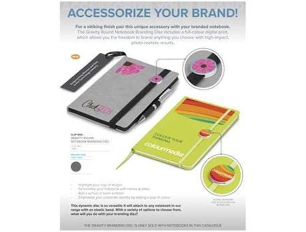 Gravity Round Notebook Branding Disc (Disc Only), CLIP-1510