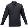 Mens 175g Pique Knit Long Sleeve Golfer, 175-LONG