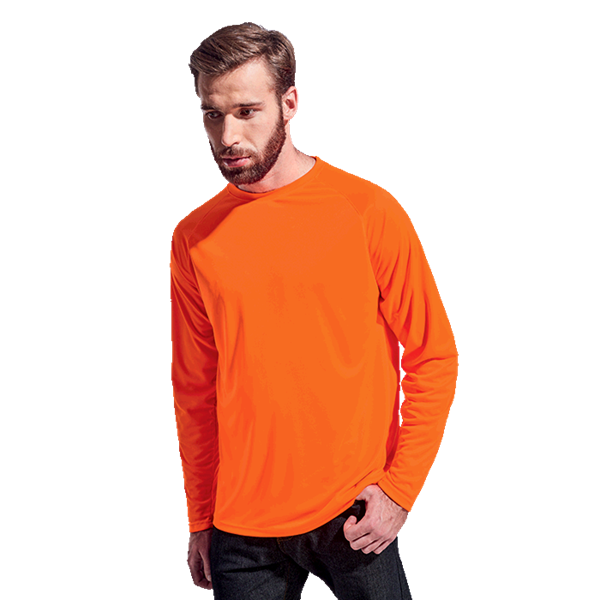 135g Long Sleeve Polyester T-Shirt , TSL135B