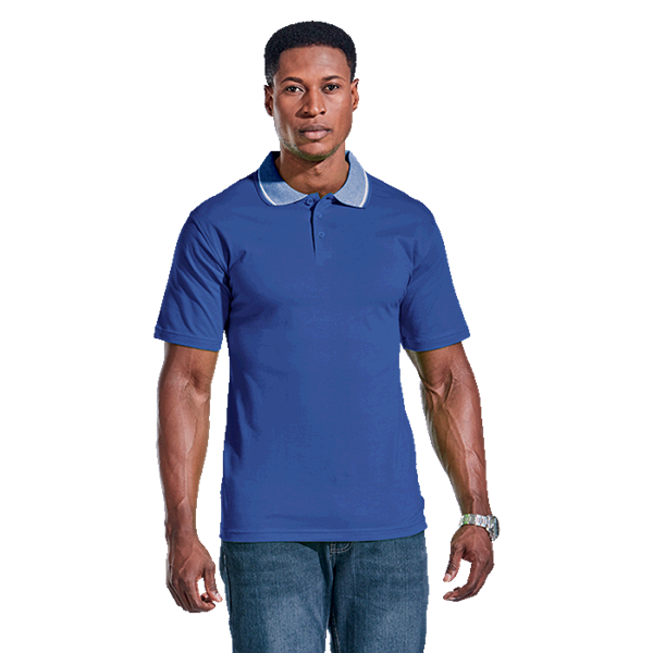 Mens Jacquard Collar Golfer, GO170B