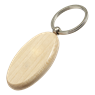 Oval Wooden Keychain, BK7300