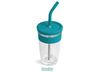 Kooshty Slurp Glass Kup & Stainless Steel Straw, KOOSH-9000