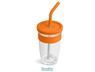 Kooshty Slurp Glass Kup & Stainless Steel Straw, KOOSH-9000