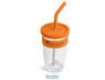 Kooshty Slurp Glass Kup & Stainless Steel Straw, KOOSH-9000