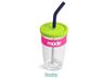 Kooshty Slurp Glass Kup & Stainless Steel Straw, KOOSH-9000