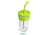Kooshty Slurp Glass Kup & Stainless Steel Straw, KOOSH-9000