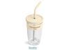 Kooshty Slurp Glass Kup & Stainless Steel Straw, KOOSH-9000