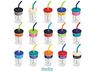 Kooshty Slurp Glass Kup & Stainless Steel Straw, KOOSH-9000