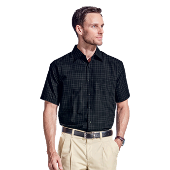 Mens Hamilton Check Lounge Short Sleeve, LO-HAM