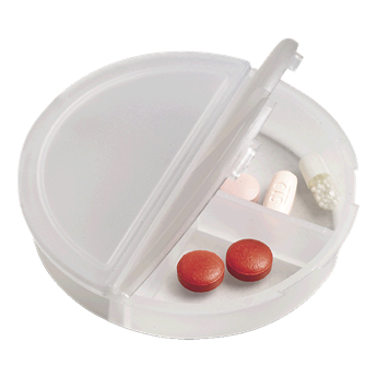 Round 3 Compartment Pill Holder, BH4490