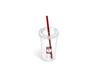 Malibu Double-Wall Stripe Straw Tumbler, GF-AM-668-B