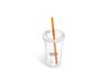 Malibu Double-Wall Stripe Straw Tumbler, GF-AM-668-B