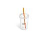 Malibu Double-Wall Stripe Straw Tumbler, GF-AM-668-B