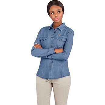 Ladies Long Sleeve Eastwood Shirt, BAS-11205