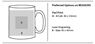 Laser Ceramic Mug, MUG6593