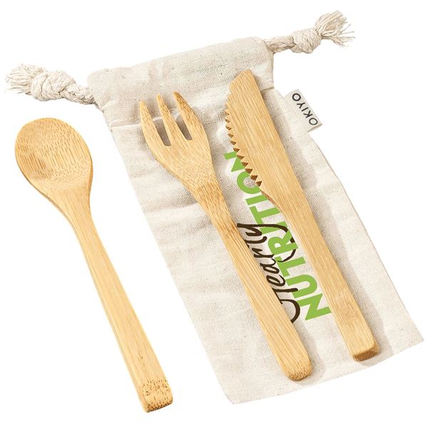 Okiyo Nakama Bamboo Cutlery Set, GIFT-17434