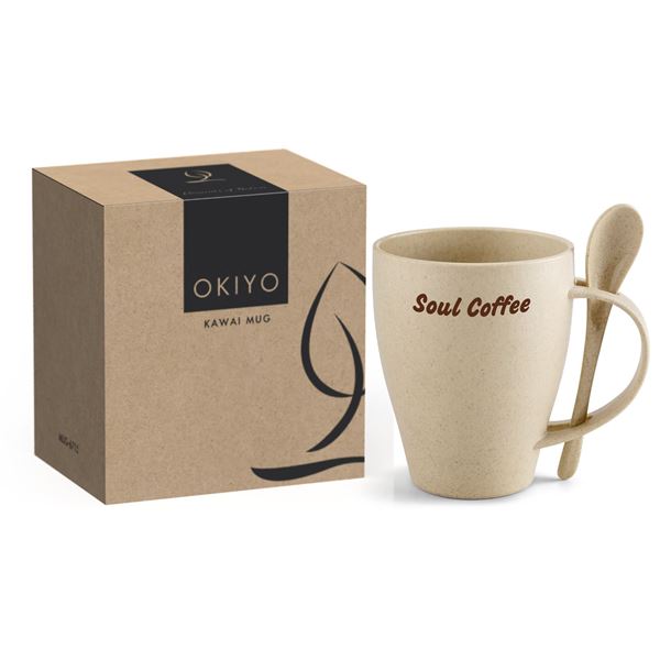 Okiyo Kawai Wheat Straw Mug Set - 350Ml, MUG-6710