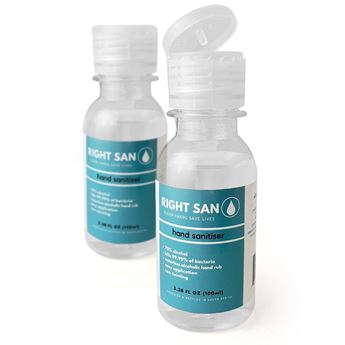 100ml Right San Liquid Hand Sanitiser, SAN001