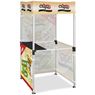 Ovation Gazebo 1M X 1M Kiosk 3 Half-Wall Skins 1 Full-Wall Skin, DISPLAY-2006