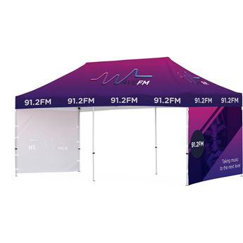 Ovation Gazebo 6M X 3M - 2 Short Full-Wall Skins, DISPLAY-2016