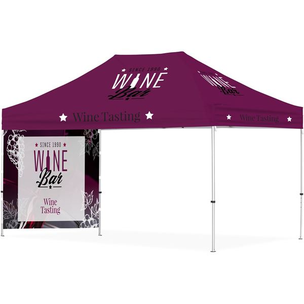 Ovation Gazebo 4.5M X 3M - 1 Short Full-Wall Skin, DISPLAY-2088