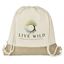 Okiyo Bijin Cotton Drawstring Bag, BAG-4763