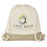 Okiyo Bijin Cotton Drawstring Bag, BAG-4763