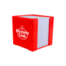 Square Plastic Paper Cube Holder, 500, Paper cube holder