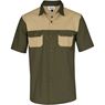 Mens Short Sleeve Serengeti 2-Tone Bush Shirt, ALT-SGMS