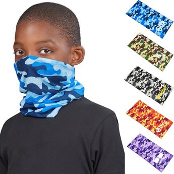 Kids Camo Flexi Tubular Bandana, GIFT-17585